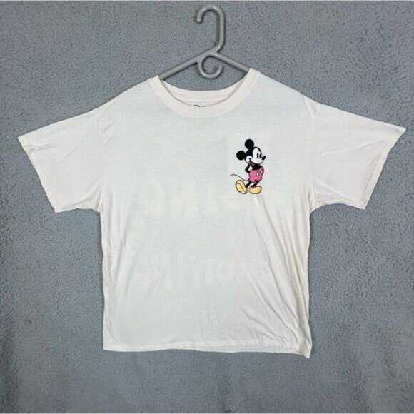 DISNEY WOMENS T SHIRT CREAM COLOR SIZE XL - Picture 1 of 7